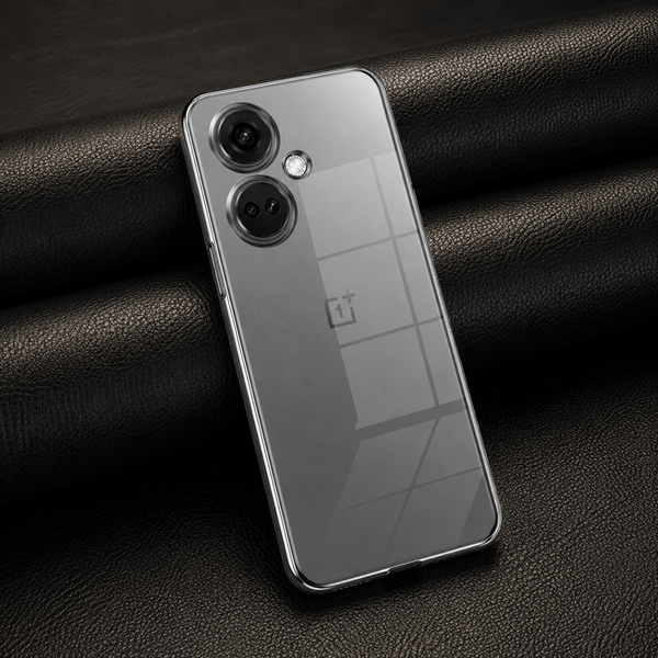 SilicaClear Transparent Silicone Case for Oneplus Nord Ce 3 - The Hatke