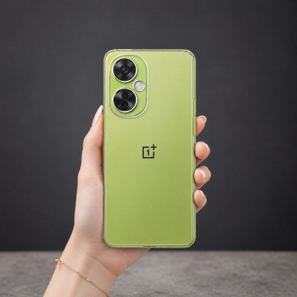 SilicaClear Transparent Silicone Case for Oneplus Nord Ce 3 Lite - The Hatke
