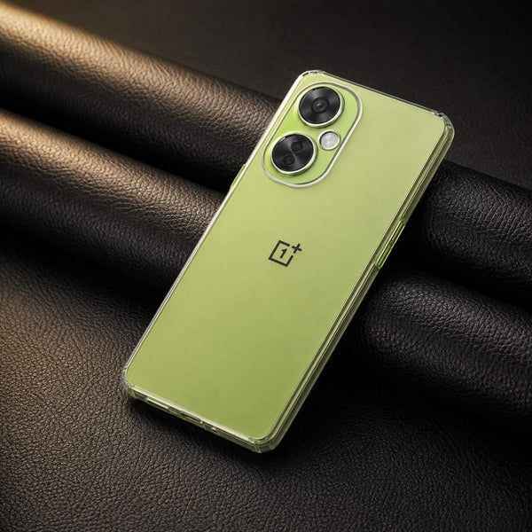 SilicaClear Transparent Silicone Case for Oneplus Nord Ce 3 Lite - The Hatke