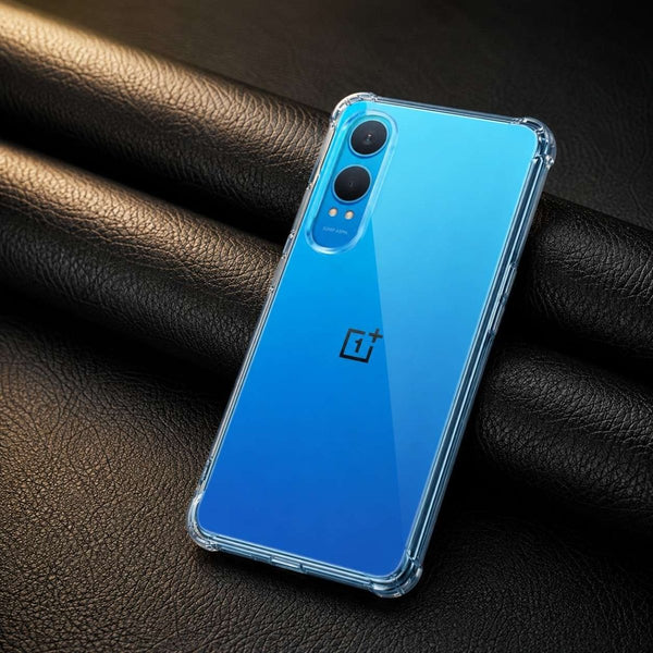 SilicaClear Transparent Silicone Case for Oneplus Nord Ce 4 Lite - The Hatke