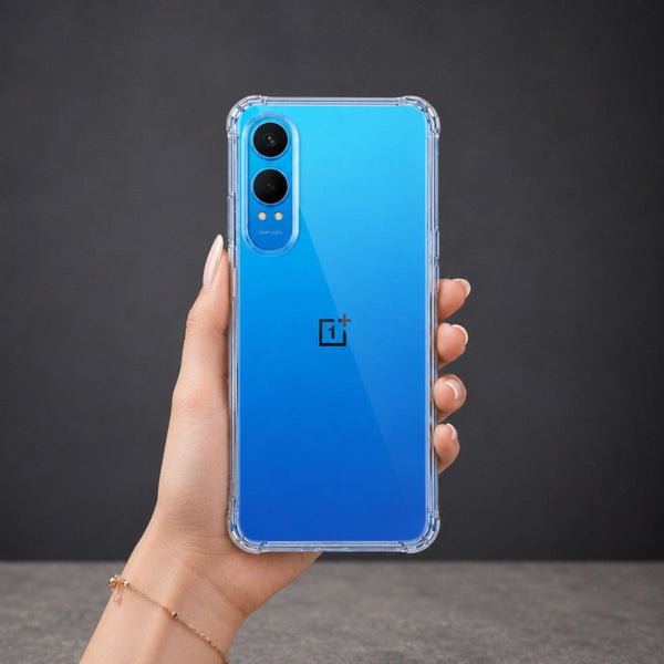 SilicaClear Transparent Silicone Case for Oneplus Nord Ce 4 Lite - The Hatke