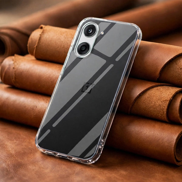 SilicaClear Transparent Silicone Case for Oneplus Nord Ce 5 - The Hatke