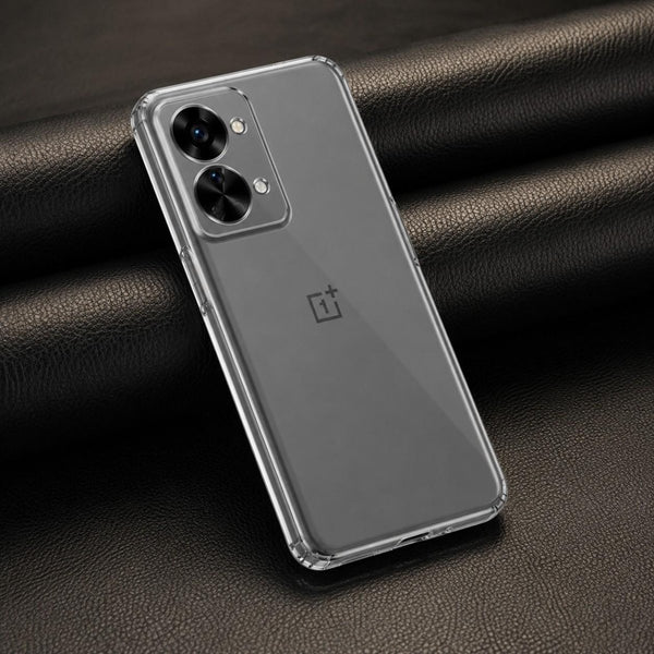 SilicaClear Transparent Silicone Case for Oneplus Nord Nord 2T - The Hatke