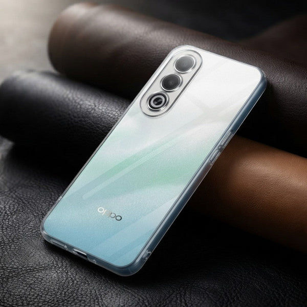 SilicaClear Transparent Silicone Case for Oppo A3 Pro - The Hatke