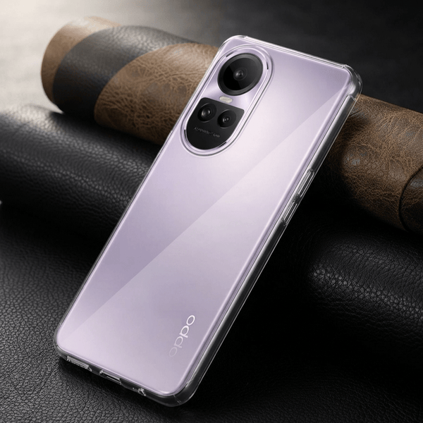 SilicaClear Transparent Silicone Case for Oppo Reno 10 Pro 5g - The Hatke