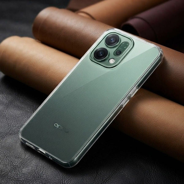 SilicaClear Transparent Silicone Case for Oppo Reno 14 - The Hatke