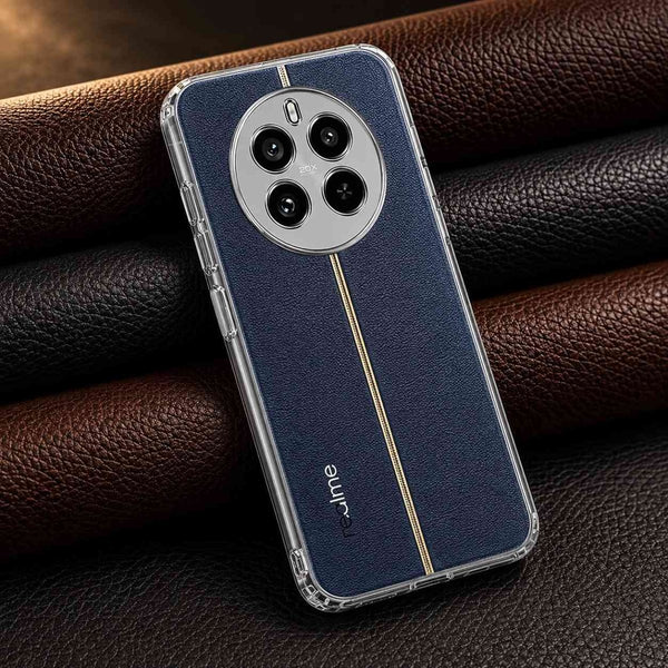 SilicaClear Transparent Silicone Case for Realme 12 Pro Plus - The Hatke