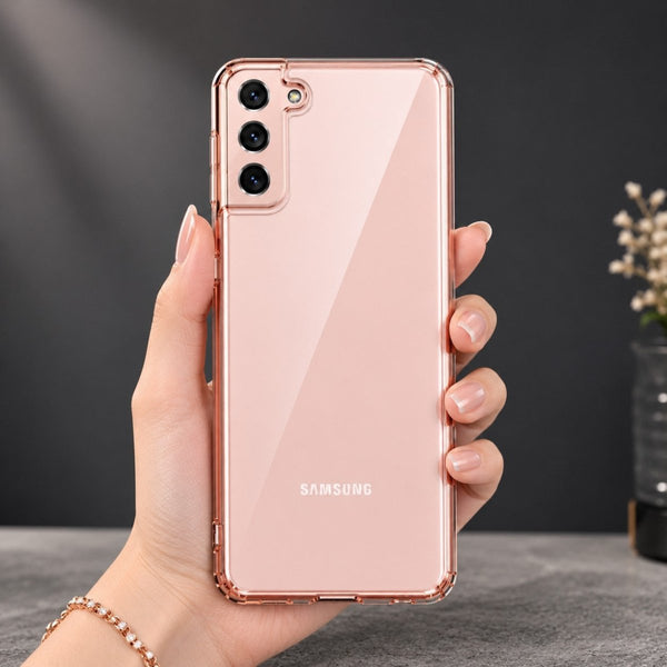 SilicaClear Transparent Silicone Case for Samsung S21 Plus - The Hatke