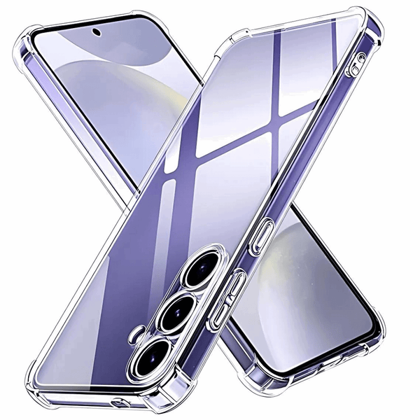 SilicaClear Transparent Silicone Case for Samsung S24 FE - The Hatke