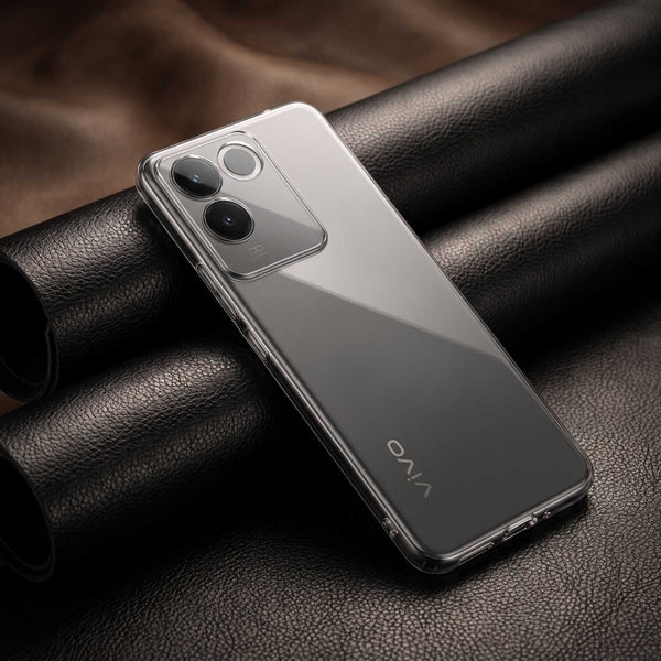 SilicaClear Transparent Silicone Case for Vivo T2 Pro - The Hatke