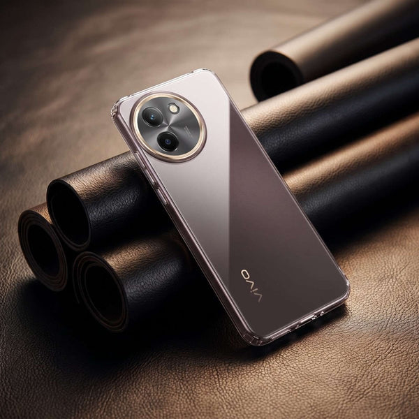 SilicaClear Transparent Silicone Case for Vivo T3X 5g - The Hatke