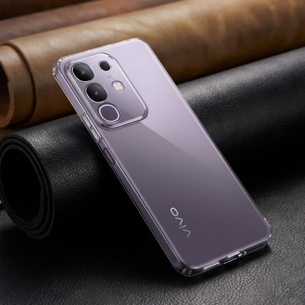 SilicaClear Transparent Silicone Case for Vivo T4X 5g - The Hatke