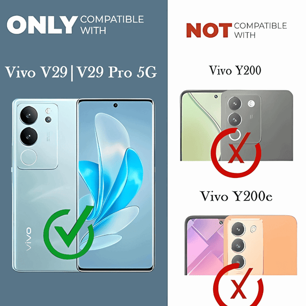 SilicaClear Transparent Silicone Case for Vivo V29 5G - The Hatke