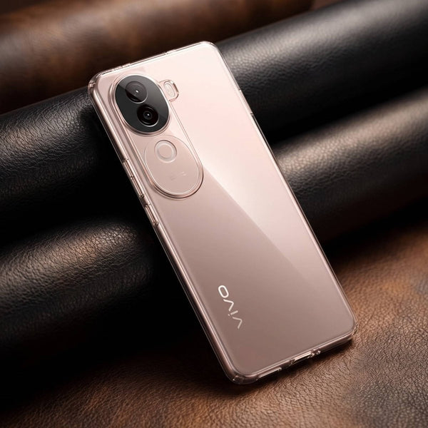 SilicaClear Transparent Silicone Case for Vivo V40E - The Hatke