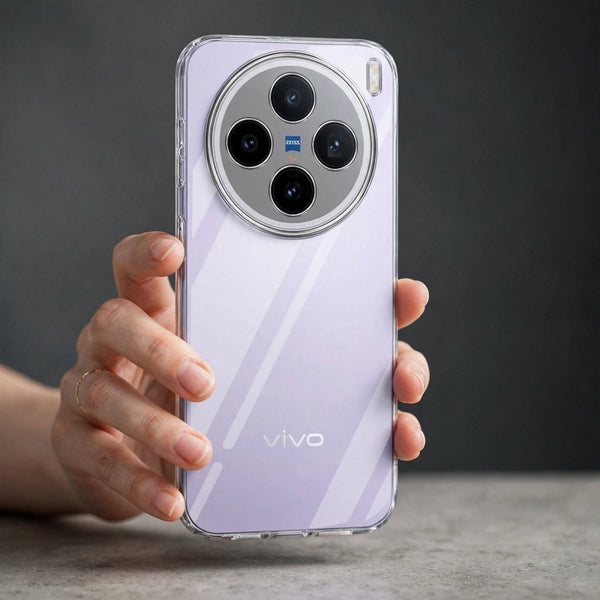 SilicaClear Transparent Silicone Case for Vivo X200T - The Hatke