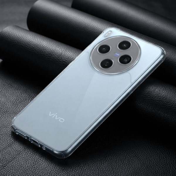 SilicaClear Transparent Silicone Case for Vivo X300 - The Hatke