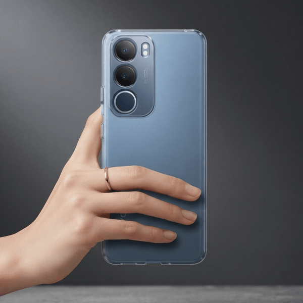 SilicaClear Transparent Silicone Case for Vivo Y29 - The Hatke