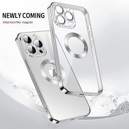 Silver 6D Chrome Logo Cut Transparent Case for Apple iphone 11 Pro - The Hatke