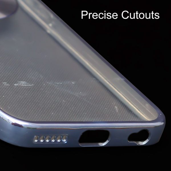Silver 6D Chrome Logo Cut Transparent Case for Apple iphone 6/6s - The Hatke