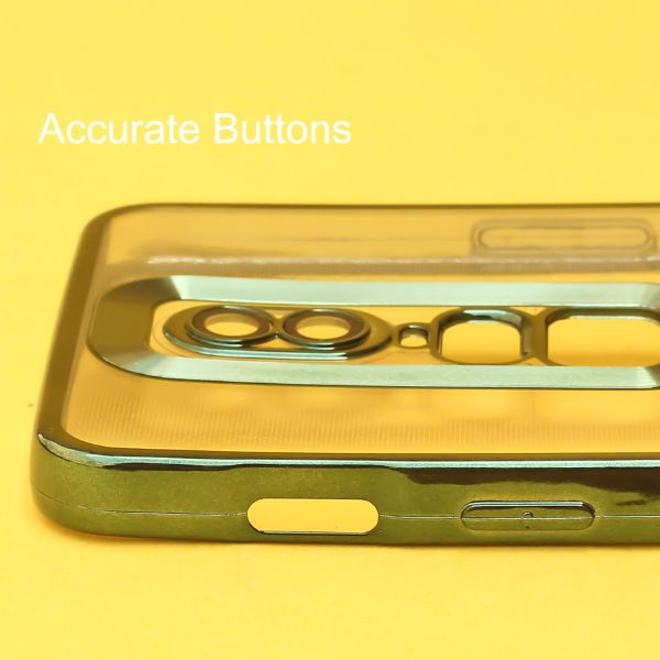 Silver 6D Chrome Logo Cut Transparent Case for Oneplus 6 - The Hatke