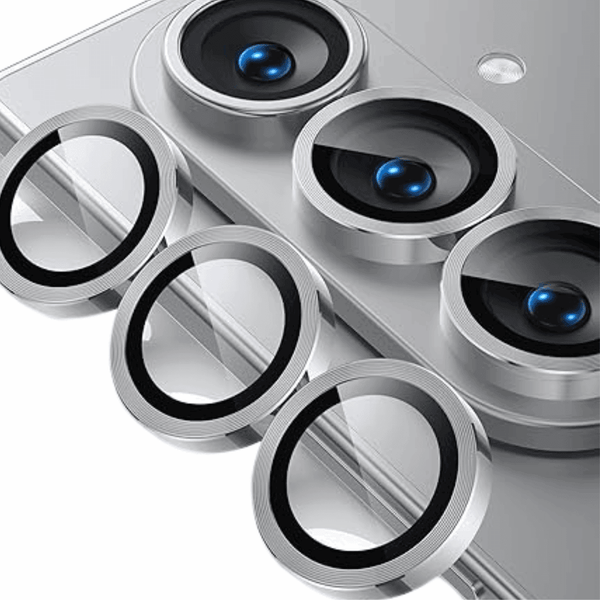 Silver camera ring lens guard for Samsung Galaxy Z Fold 7 - The Hatke