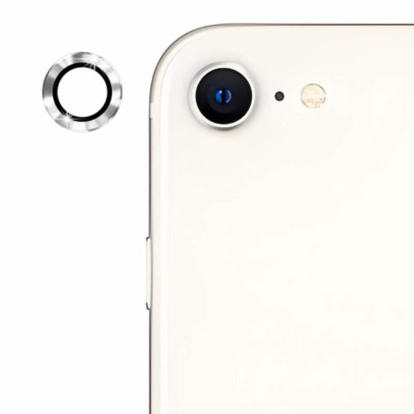 Silver Metallic camera ring lens guard for Apple iphone 16e - The Hatke
