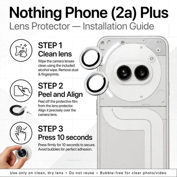Silver Metallic camera ring lens guard for Nothing Phone 2a Plus - The Hatke