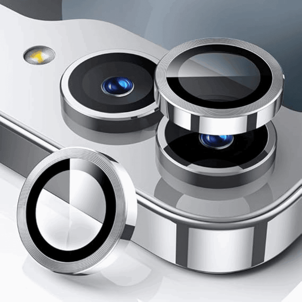 Silver Metallic camera ring lens guard for Samsung Galaxy Z Flip 7 - The Hatke