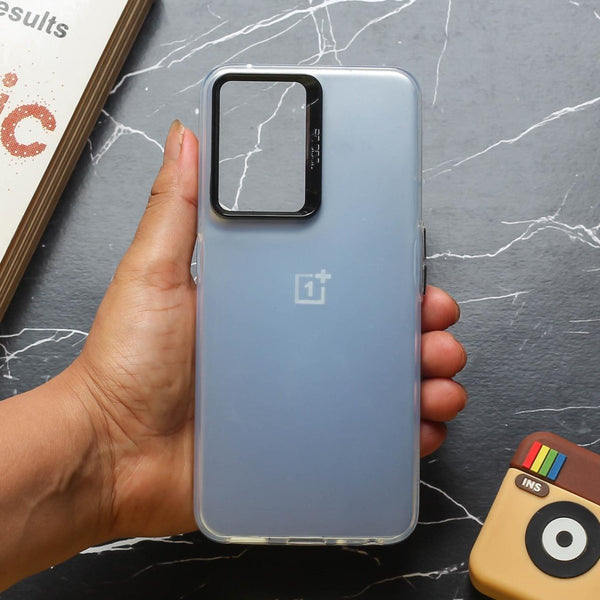 Silver Rgiem Slim Slicone Non-Yellowing Protective Case for Oneplus Nord CE 3 5G - The Hatke