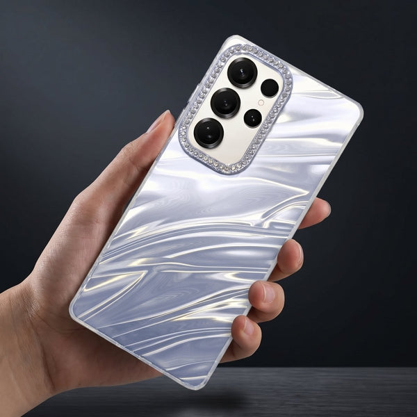 Silver Ripple Case for Samsung S25 Ultra - The Hatke