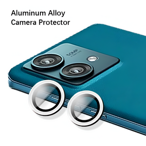 Silver Metallic camera ring lens guard for Motorola Edge 40