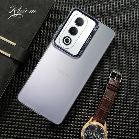 Silver Rgiem Slim Slicone Non-Yellowing Protective Case for Oppo K12x