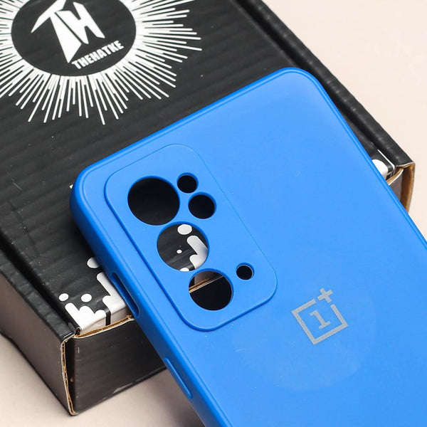 Sky Blue Camera Original Silicone Case for Oneplus 9RT - The Hatke