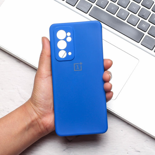 Sky Blue Camera Original Silicone Case for Oneplus 9RT - The Hatke