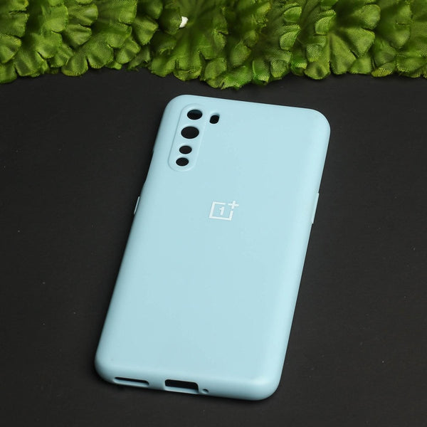 Sky Blue Camera Original Silicone case for Oneplus Nord - The Hatke