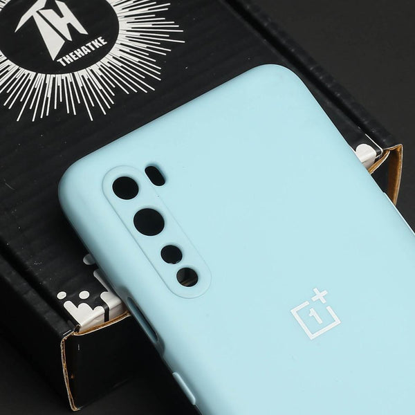 Sky Blue Camera Original Silicone case for Oneplus Nord - The Hatke