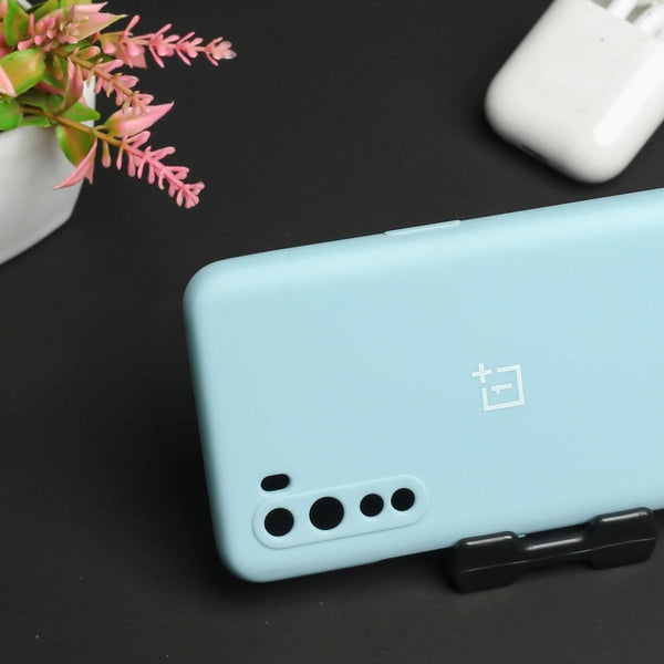 Sky Blue Camera Original Silicone case for Oneplus Nord - The Hatke