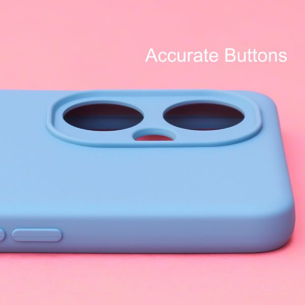Sky Blue Camera Original Silicone case for Oneplus Nord CE 3 Lite - The Hatke