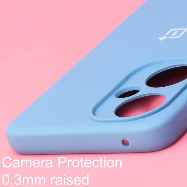 Sky Blue Camera Original Silicone case for Oneplus Nord CE 3 Lite - The Hatke