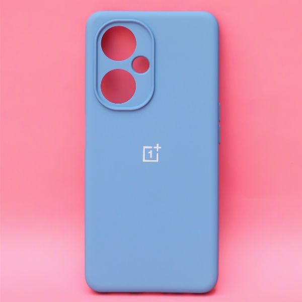 Sky Blue Camera Original Silicone case for Oneplus Nord CE 3 Lite - The Hatke