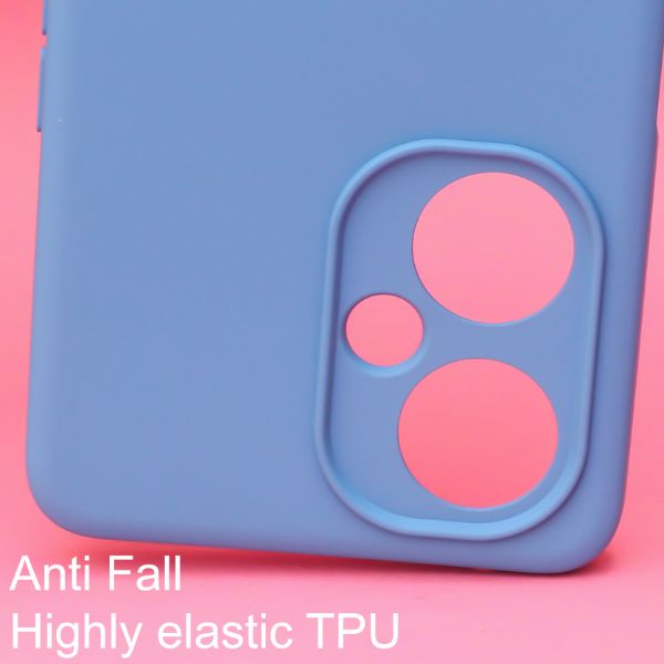 Sky Blue Camera Original Silicone case for Oneplus Nord CE 3 Lite - The Hatke
