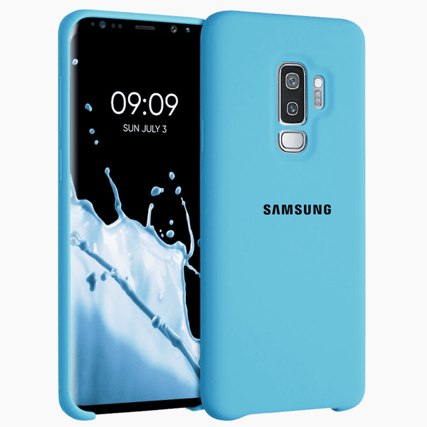 Sky Blue Camera Original Silicone case for Samsung S9 Plus - The Hatke