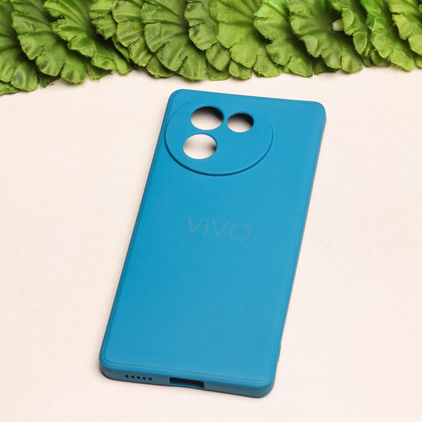 Sky Blue Camera Original Silicone case for Vivo T2 Pro - The Hatke