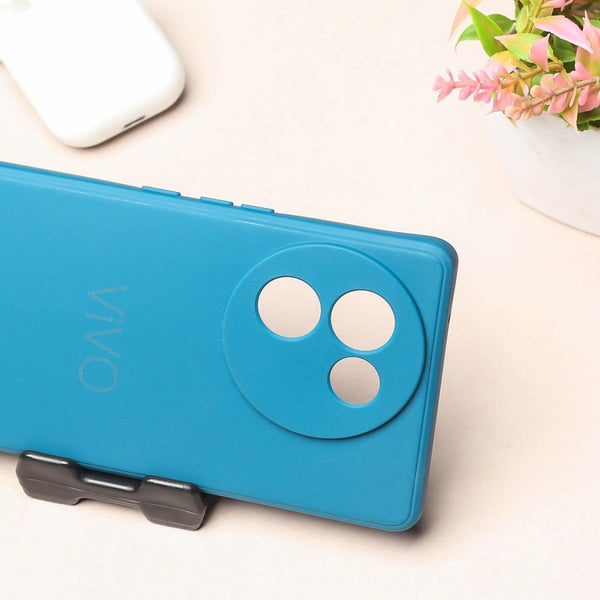 Sky Blue Camera Original Silicone case for Vivo T2 Pro - The Hatke