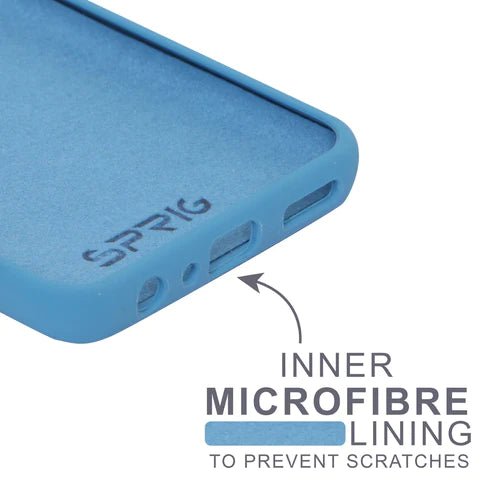 Sky Blue Original Camera Safe Silicone case for Oneplus Nord CE 2 - The Hatke