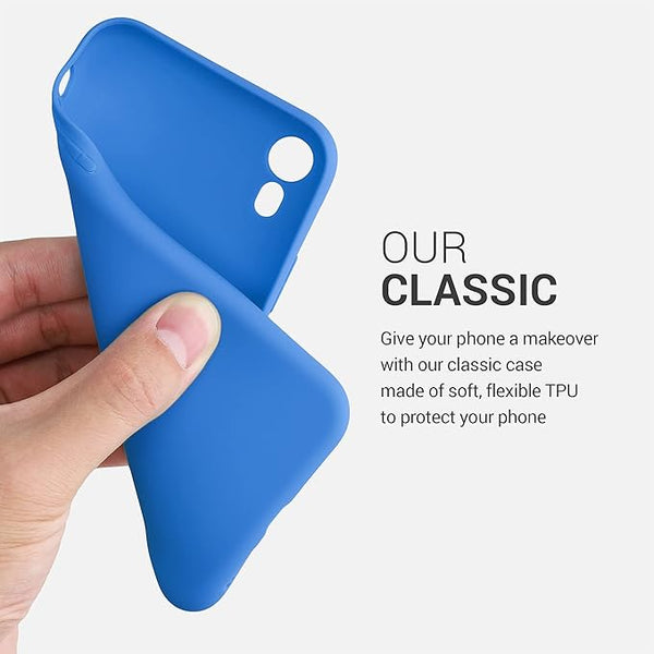 Sky Blue Original Camera Silicone case for Apple iphone XR - The Hatke