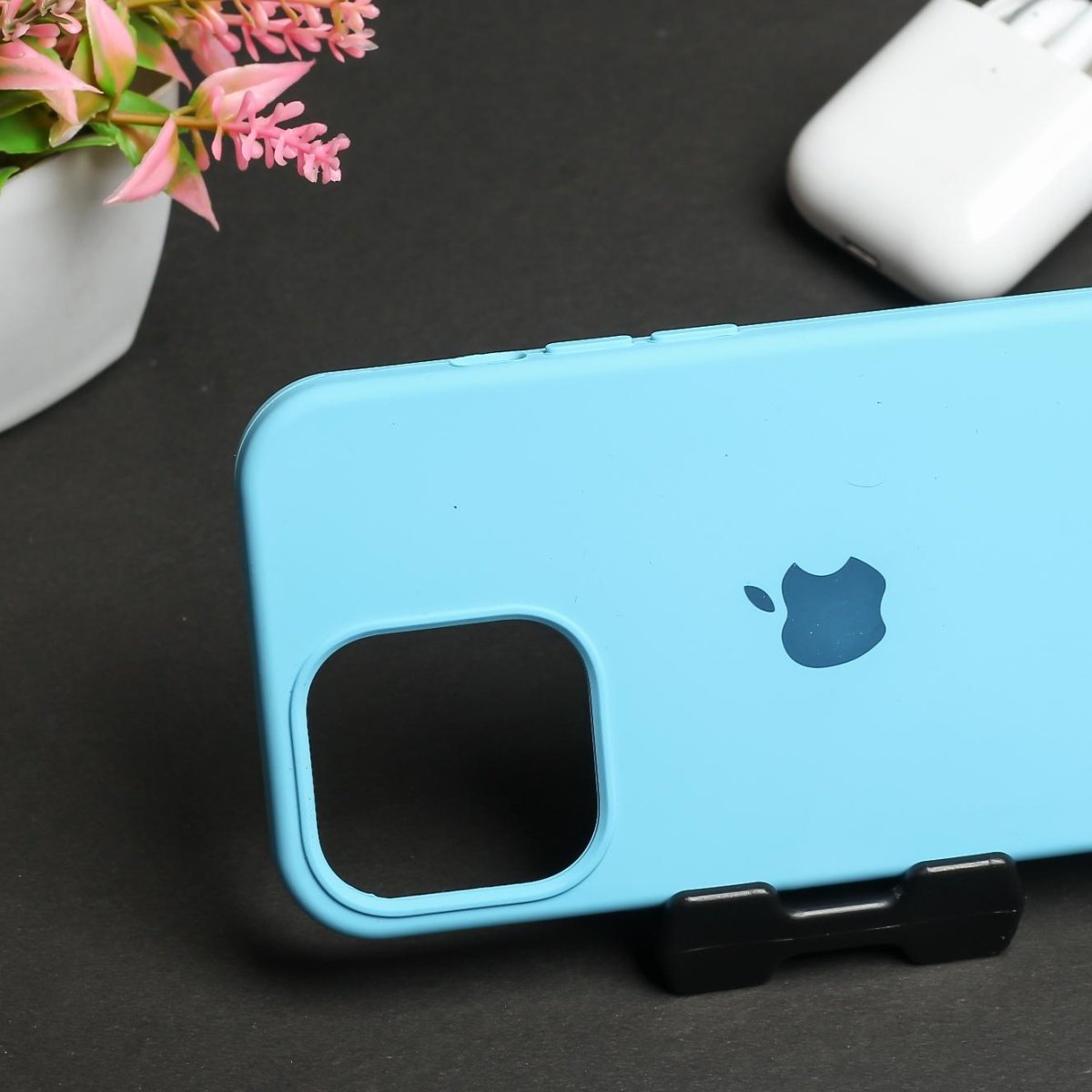Sky blue Original Silicone case for Apple iphone 16 Pro – The Hatke
