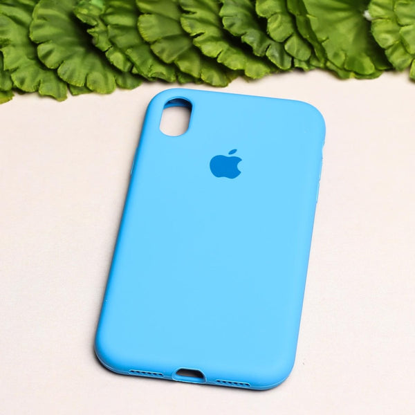 Sky Blue Original Silicone case for Apple iphone XR - The Hatke