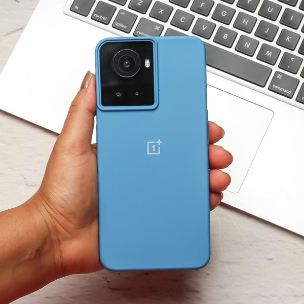 Sky Blue Original Silicone case for Oneplus 10R - The Hatke