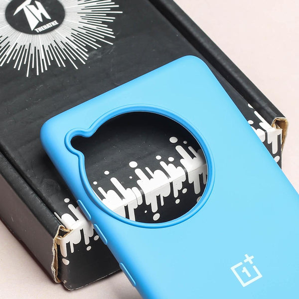 Sky Blue Original Silicone case for Oneplus 12 - The Hatke